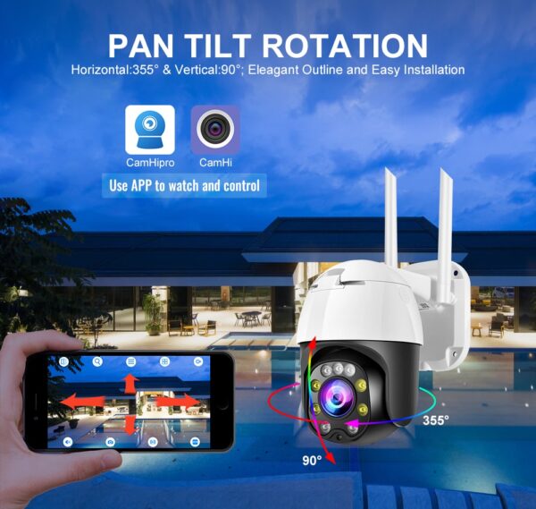 IP Camera Video Surveillance WIFI Camera PTZ Camera IP 5MP IP Camera 4G With Sim Card 3