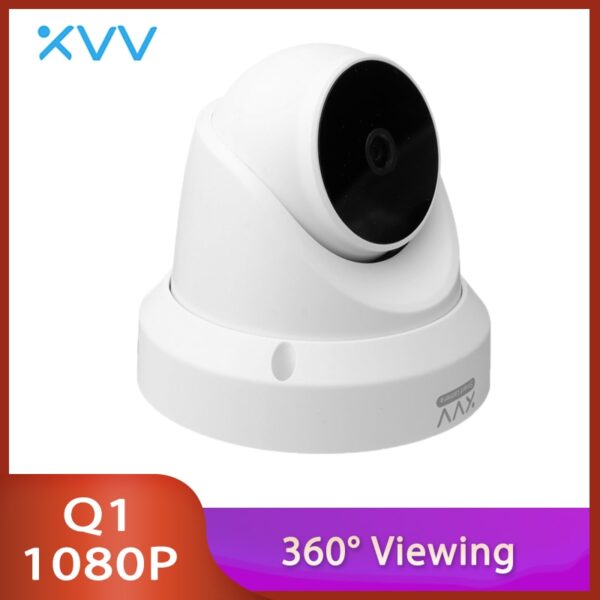 XIAOVV Q1 1080P IP Camera Indoor Security Camera Wifi Night Vision Home Smart Security Dome Camera