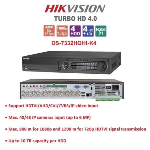 HIkVision DS 7332HQHI K4 6