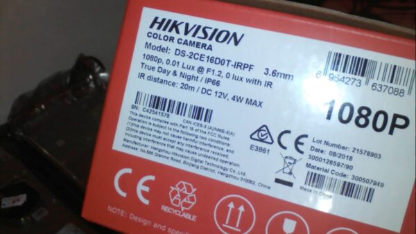 HikVision DS 2CE16D0T IRPF 6