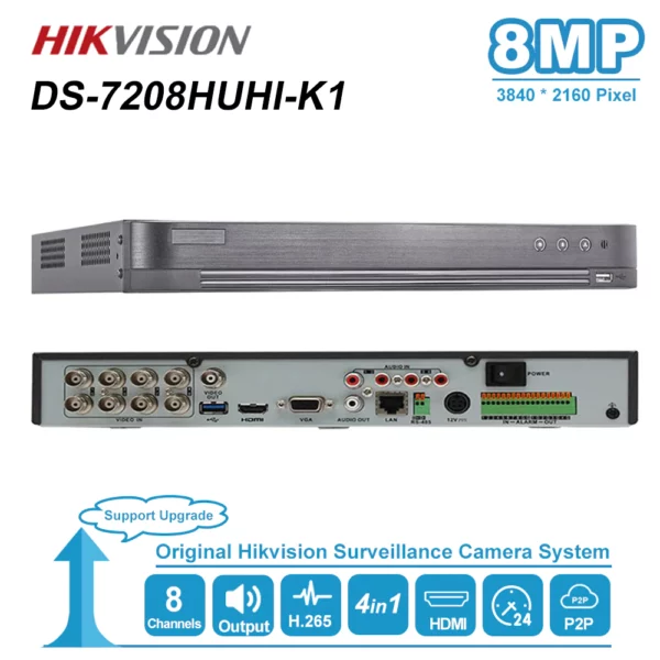 HikVision DS 7208HUHI K1 3
