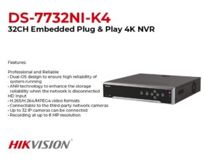 Hikvision DS-7732NI-E4 K4 