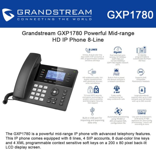 GRANDSTREAM GXP1780 4