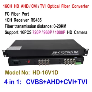 Vians 16CH HD VIDEO OPTIC TRANSCEIVER (1080P) 