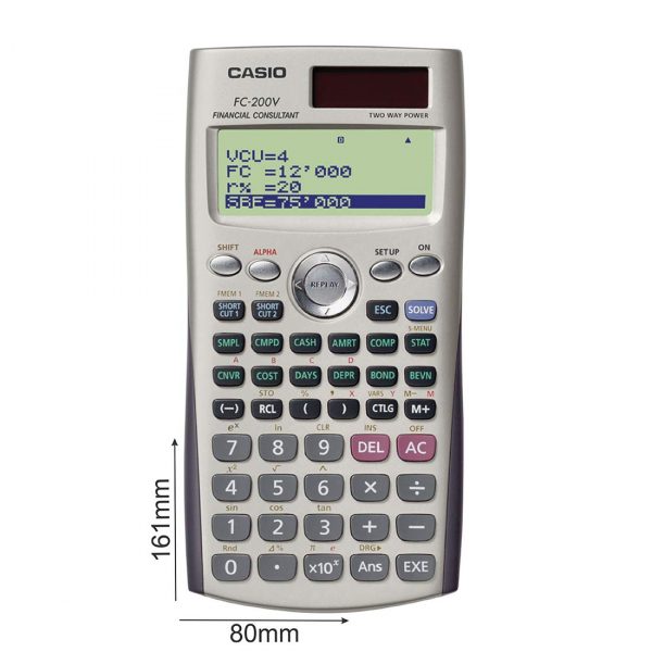 Casio FC 200V Financial Calculator2