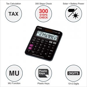 Casio MJ-120D Plus-BK Calculator Black