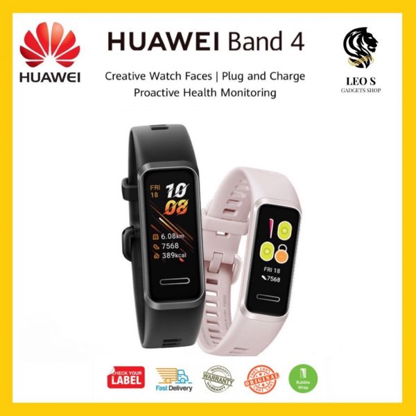 Huawei Proactive Health Monitoring Band 4 Smart Watch ADS B297