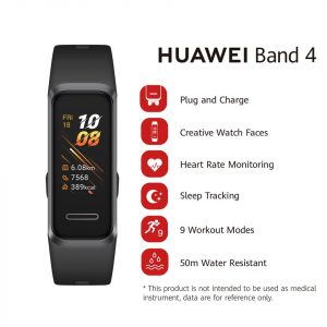 Huawei Proactive Health Monitoring Band 4 Smart Watch (ADS-B29)