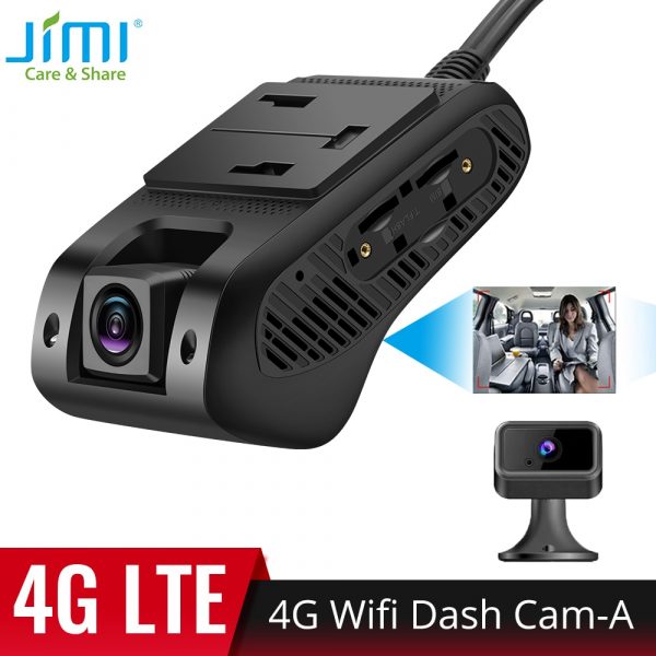 JIMI JC400 A 4G Dashcam GPS With Dual Live Stream Video Monitor by APP Cut Off