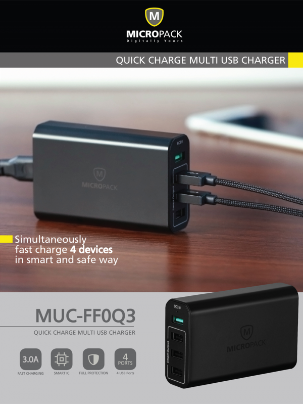 MicroPack MUC FF0 Q3 Multi USB Charger5