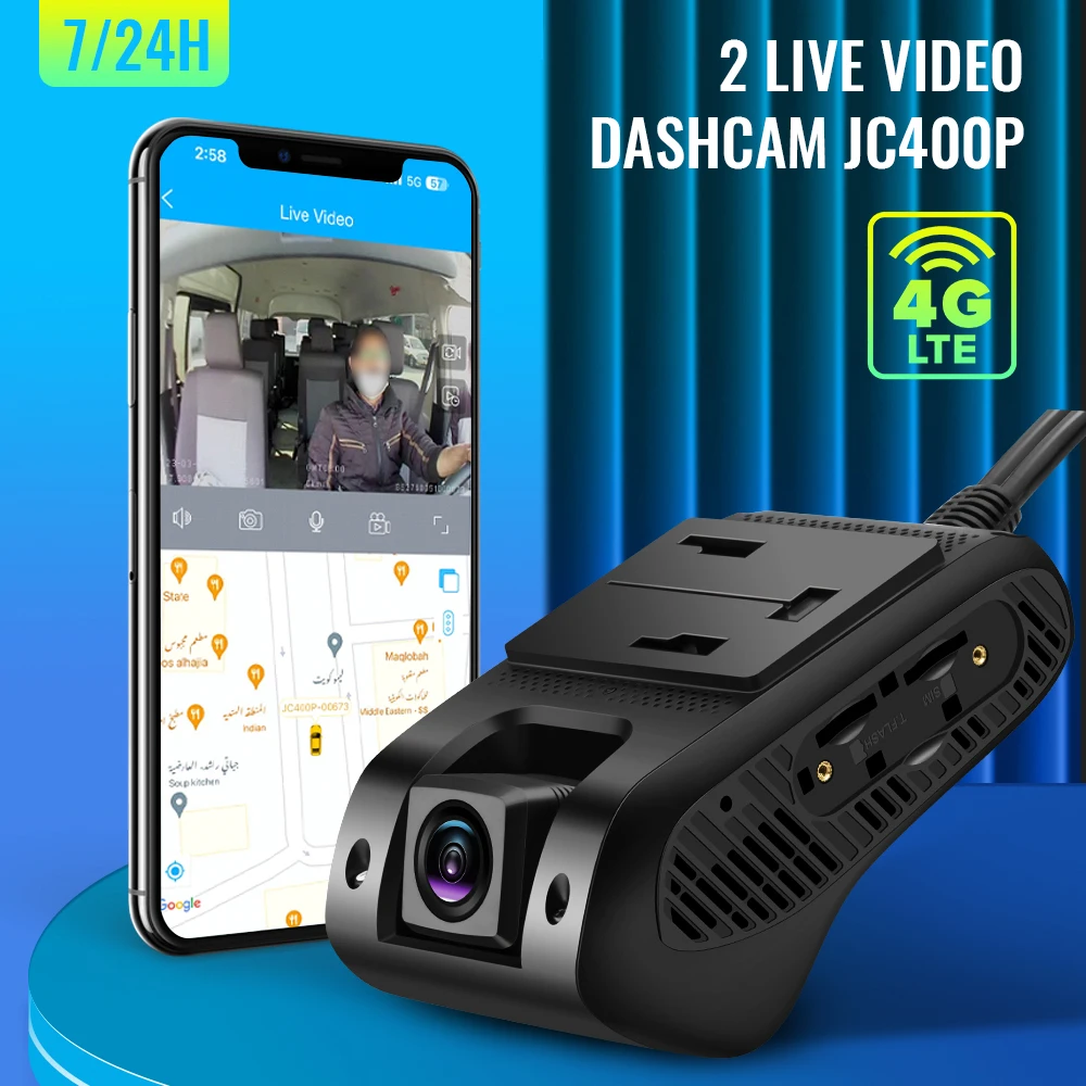 JIMIIOT-4G-Dash-Cams-For-Cars-JC400P-2-Live-Video-Vehicle-Camera-Wifi-Hotspot-GPS-Tracking