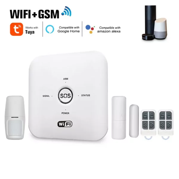 Tuya Smart Home Wireless Security Wifi + Gsm Burglar Alarm System