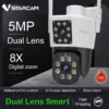 Vstarcam C662DR 5MP Dual Lens Dual Screen 8X Zoom PTZ WiFi Camera